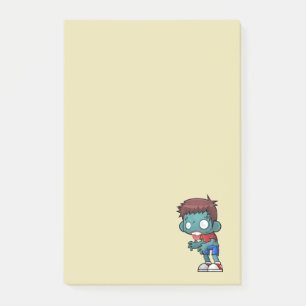 Funny Zombie Guy Post-it Block