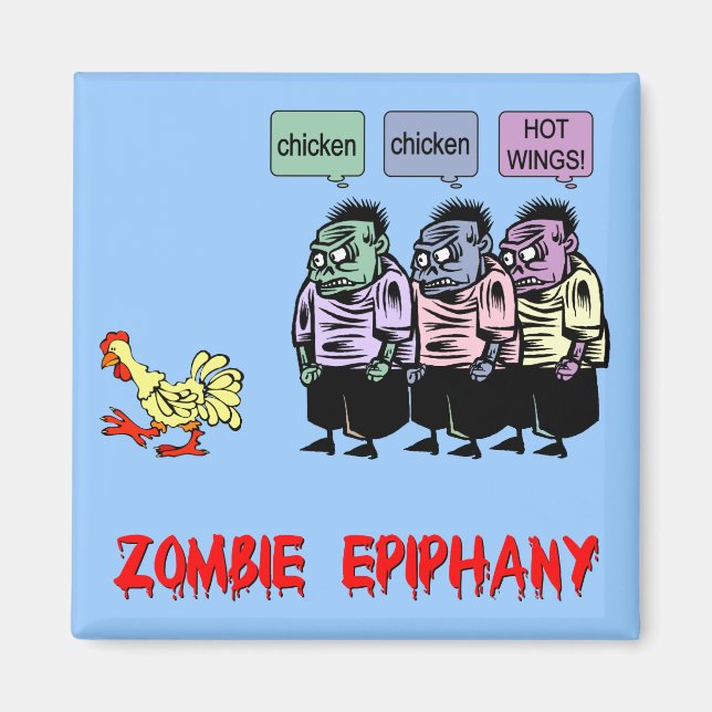 Funny zombie magnet (Framsidan)