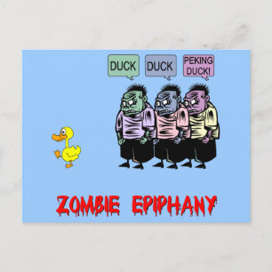 Funny zombie vykort