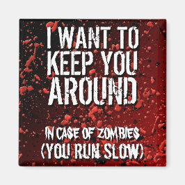 Funny Zombies Apocalypse Humor Magnet