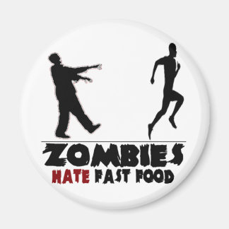 Funny Zombies Fast Food Magnet