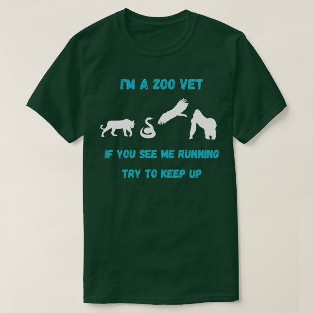 Funny Zoo Vet Om du ser mig köra T Shirt (Design framsida)