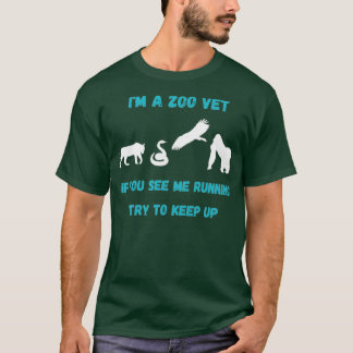 Funny Zoo Vet Om du ser mig köra T Shirt