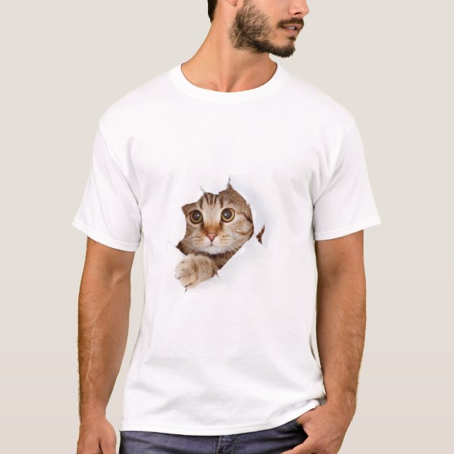 funnycat t shirt (Framsida)