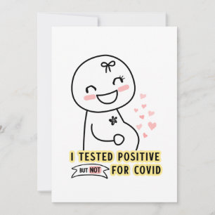 FunnyI testade positiv Gravid Meddelande