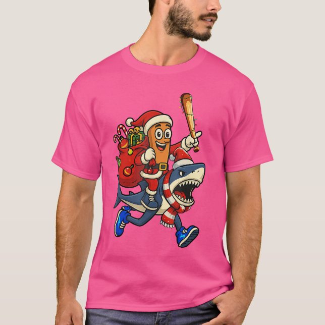 Funnyung Sahur Ridingralala Xmas Italian Brainrot  T Shirt (Framsida)