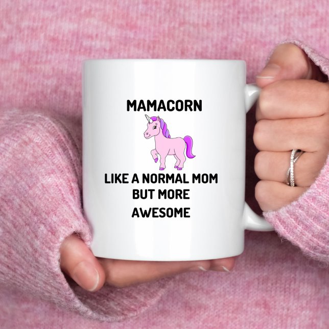 FunnyUnicorn mamma-gåva mors dag mugg (Skapare uppladdad)