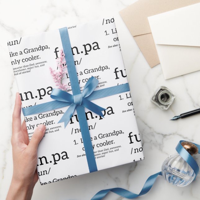Funpa som en morfar - endast kylare presentpapper (Gifting)