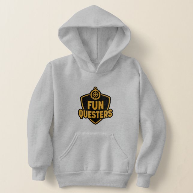 FunQuesters Kids Sweatshirt Hoodie T Shirt (Laydown)