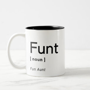 Funt Definition Mugg Lönsam gåva till Moster