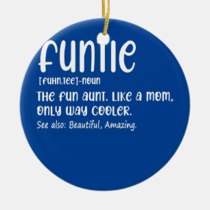 Funtie Definition Roligten Moster som Mamma Julgransprydnad Keramik