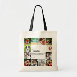 Funtie Moster Auntie Definition Photo Collage Tygkasse