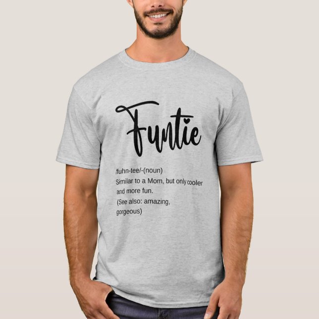 Funtie Moster definition T Shirt (Framsida)