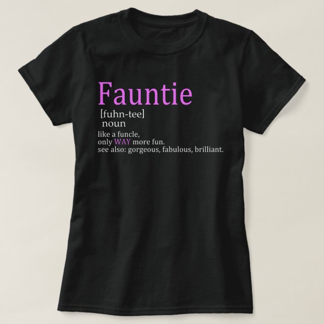 Funtie som funcle men kallare t shirt (Design framsida)