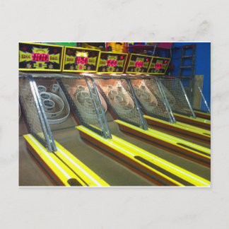 Funtown Pier Seaside Skee Boll Vykort