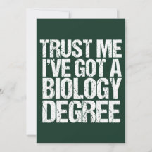 Funy Biology Major Studenten biolog Student
