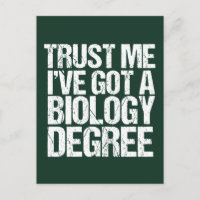 Funy Biology Major Studenten Grönt Biolog