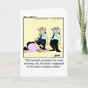 Funy Bon Voyage Humor Greeting Card Kort