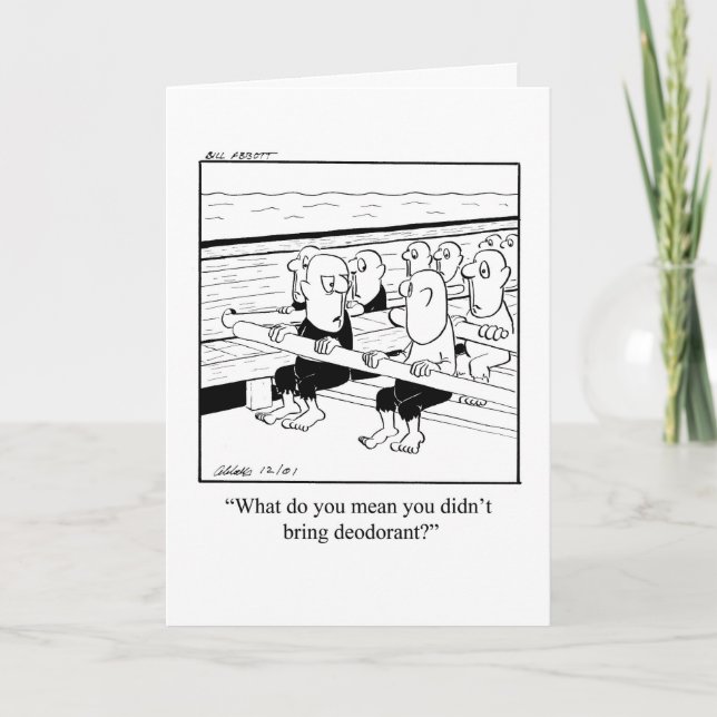 Funy Bon Voyage Humor Greeting Card Kort (Framsida)