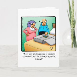 Funy Bon Voyage Humor Greeting Card Kort