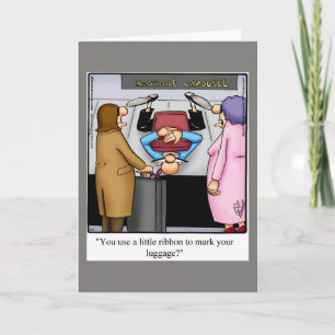 Funy Bon Voyage Humor Greeting Card Kort