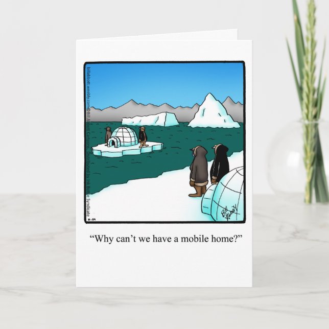 Funy Bon Voyage Humor Greeting Card Kort (Framsida)