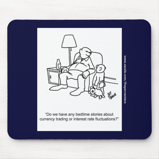 Funy Business Lagrar Market Mousepad Gift Musmatta (Framsidan)