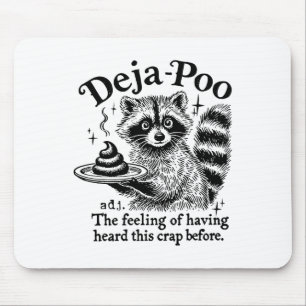 Funy Deja-poo Raccoon Meme Raccoon Ord citattecken Musmatta