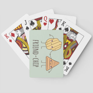 Funy Friend-chip-potatis chip Casinokort
