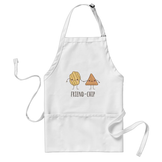 Funy Friend-chip-potatis chip Förkläde (Framsidan)