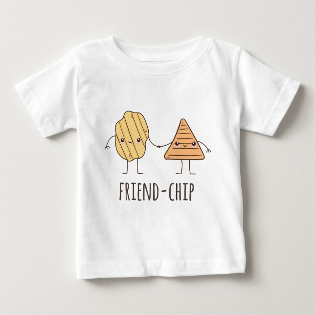 Funy Friend-chip-potatis chip T Shirt (Framsida)