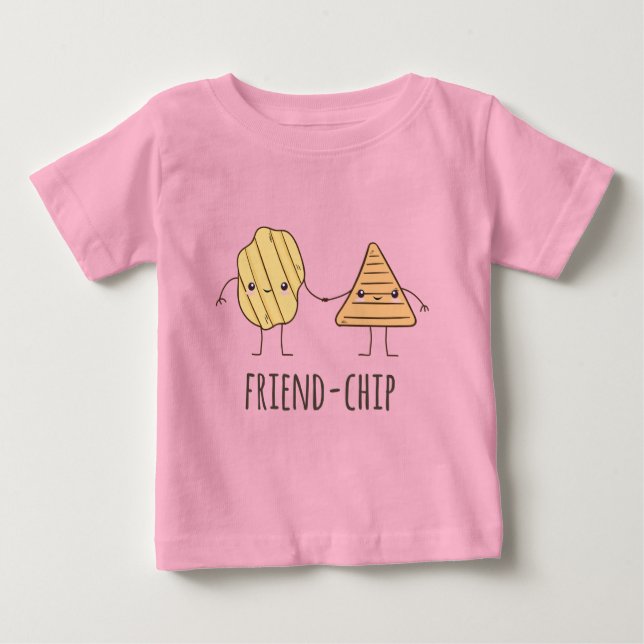 Funy Friend-chip-potatis chip T Shirt (Framsida)