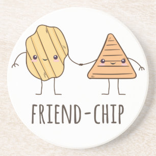 Funy Friend-chip-potatis chip Underlägg
