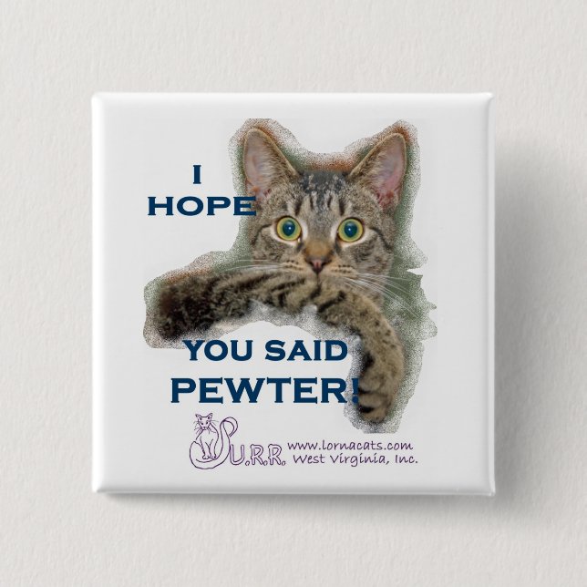 Funy HAHA hopp som du sade…, Kvadrera knäppas Knapp (Framsida)