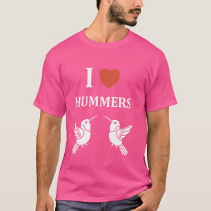 Funy Hummingbird citat i kärlek hummers T Shirt