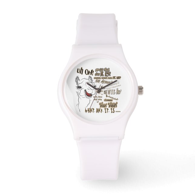 Funy Hump Day Camel Watch Armbandsur (Framsida)