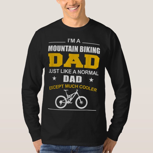 Funy Mountain Bike - Mountain Biking Pappa T Shirt (Framsida)