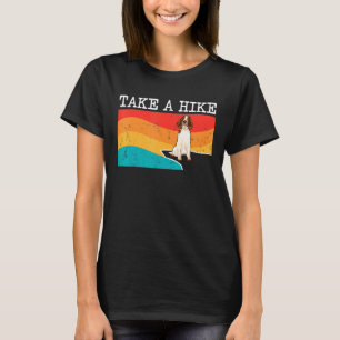 Funy Ta en Hike Welsh Springer spanel Graphic H T Shirt