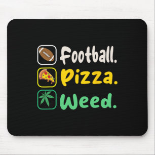 Funy the Football Pizza Ogräs för Älskare Hallowee Musmatta