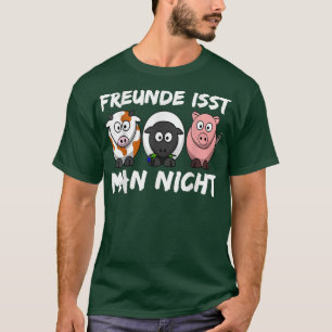 Funy Vegetarian Sayed and Funny Animal Motif Ve T Shirt