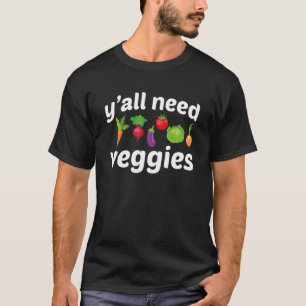 Funy Veggies Design Vegetarian Nutrition Coola Nöt T Shirt