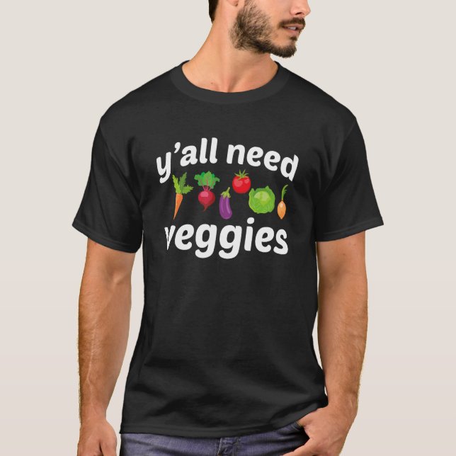 Funy Veggies Design Vegetarian Nutrition Coola Nöt T Shirt (Framsida)