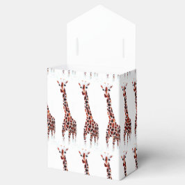 Funy Vild Animal Art Giraffe Presentaskar