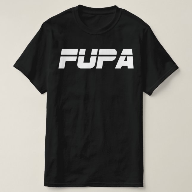 FUPA (svart) T Shirt (Design framsida)