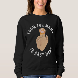 Fur Baby Mamma Maternity Graviditets Annonsering H T Shirt