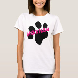 Fur Baby Mor Kloravtryck Mors Dag Present T Shirt