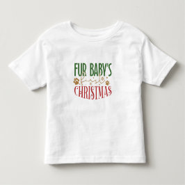 Fur Babys första jul - Juldjur T-shirt