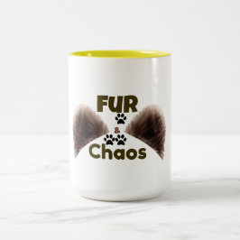 Fur & Chaos Rolig Husdjursälskare Mugg