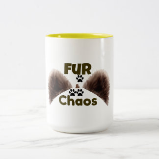 Fur & Chaos Rolig Husdjursälskare Mugg