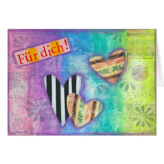 Für dich! hälsningskort